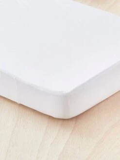 Alèse/drap Housse Résistant En Tencel Toucher Doux Blanc - Vertbaudet