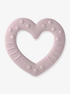 Anneau De Dentition Baby Bitie Heart BIBS Mauve Pâle - Bibs