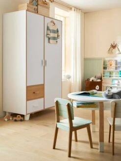 Armoire 2 Portes + 2 Tiroirs LIGNE HOPLA Blanc - Vertbaudet 9 Armoire 2 Portes + 2 Tiroirs LIGNE HOPLA Blanc - Vertbaudet -Bébé Confort Promos Boutique armoire 2 portes 2 tiroirs ligne hopla 3