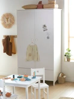 Armoire 2 Portes LIGNE SIRIUS Blanc - Vertbaudet -Bébé Confort Promos Boutique armoire 2 portes ligne sirius 3