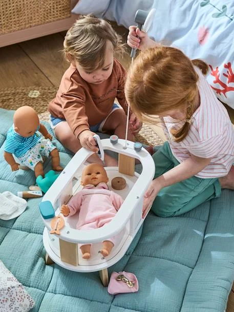 Baignoire Poupon Plexi/bois FSC® Blanc - Vertbaudet 2 Baignoire Poupon Plexi/bois FSC® Blanc - Vertbaudet – Image 2