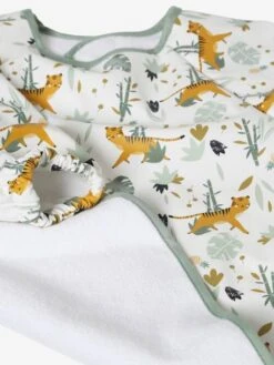 Bavoir Manches Longues VERTBAUDET Imprimé Tigres - Vertbaudet -Bébé Confort Promos Boutique bavoir manches longues vertbaudet 2