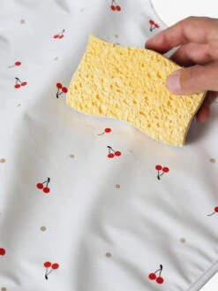 Bavoir Tablier Manches Longues Avec Col Rose Imprimé - Vertbaudet -Bébé Confort Promos Boutique bavoir tablier manches longues avec col 4