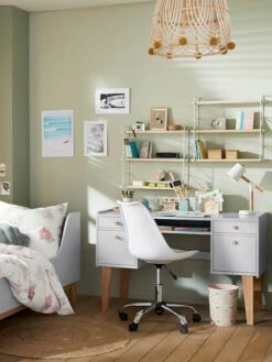 Bureau Enfant LIGNE FJORD Gris/bois - Vertbaudet -Bébé Confort Promos Boutique bureau enfant ligne fjord 3