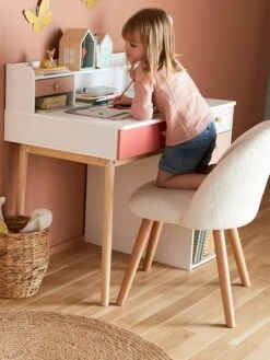 Chaise Fausse Fourrure Enfant Ivoire - Vertbaudet -Bébé Confort Promos Boutique chaise fausse fourrure enfant 3