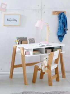 Chaise Maternelle, Assise 30 Cm LIGNE ARCHITEKT Blanc/bois - Vertbaudet -Bébé Confort Promos Boutique chaise maternelle assise 30 cm ligne architekt 2