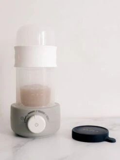 Chauffe-biberon Et Stérilisateur BEABA Baby Milk Second Gris/blanc - Beaba -Bébé Confort Promos Boutique chauffe biberon et sterilisateur beaba baby milk second 2