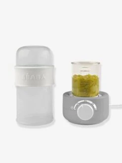 Chauffe-biberon Et Stérilisateur BEABA Baby Milk Second Gris/blanc - Beaba -Bébé Confort Promos Boutique chauffe biberon et sterilisateur beaba baby milk second 5