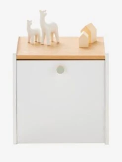 Chevet Avec Bac à Roulettes LIGNE CONFETTI Blanc - Vertbaudet -Bébé Confort Promos Boutique chevet avec bac a roulettes ligne confetti 2