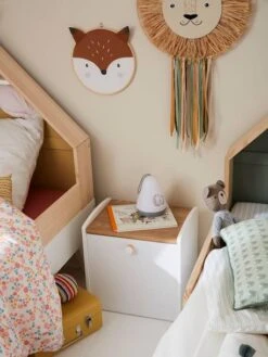 Chevet Avec Bac à Roulettes LIGNE CONFETTI Blanc - Vertbaudet -Bébé Confort Promos Boutique chevet avec bac a roulettes ligne confetti 3