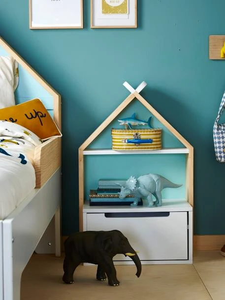 Chevet Enfant Fond Réversible Bleu Ou Rose LIGNE TIPILI Blanc - Vertbaudet 5 Chevet Enfant Fond Réversible Bleu Ou Rose LIGNE TIPILI Blanc - Vertbaudet – Image 5