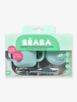 Coffret D’apprentissage 3 Pièces BEABA En Silicone Rose - Beaba -Bébé Confort Promos Boutique coffret dapprentissage 3 pieces beaba en silicone 5