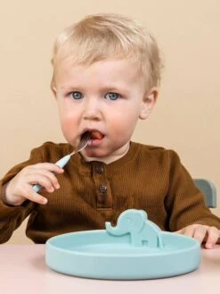 Coffret Repas 3 Pièces DONE BY DEER Peekaboo Deer Friends En Silicone Bleu - Done By Deer -Bébé Confort Promos Boutique coffret repas 3 pieces done by deer peekaboo deer friends en silicone 2