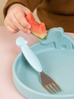 Coffret Repas 3 Pièces DONE BY DEER Peekaboo Deer Friends En Silicone Bleu - Done By Deer -Bébé Confort Promos Boutique coffret repas 3 pieces done by deer peekaboo deer friends en silicone 3