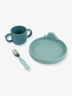 Coffret Repas 3 Pièces DONE BY DEER Peekaboo Deer Friends En Silicone Bleu - Done By Deer -Bébé Confort Promos Boutique coffret repas 3 pieces done by deer peekaboo deer friends en silicone 4
