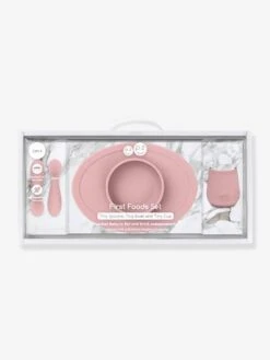 Coffret-repas 4 Pièces EZPZ First Food Set En Silicone Bleu - EZPZ -Bébé Confort Promos Boutique coffret repas 4 pieces ezpz first food set en silicone 2