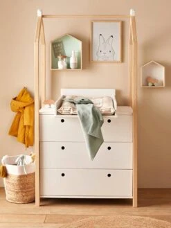 Commode Penderie Coconut Blanc - Vertbaudet -Bébé Confort Promos Boutique commode penderie coconut 3