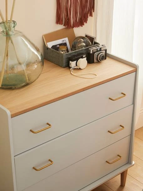 Commode Prof. 42 Cm LIGNE SIXTIES Vert D'eau - Vertbaudet 4 Commode Prof. 42 Cm LIGNE SIXTIES Vert D'eau - Vertbaudet – Image 4