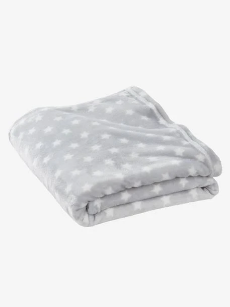 Couverture Enfant Microfibre Imprimée étoiles Marine Grisé Imprimé - Vertbaudet 1 Couverture Enfant Microfibre Imprimée étoiles Marine Grisé Imprimé - Vertbaudet