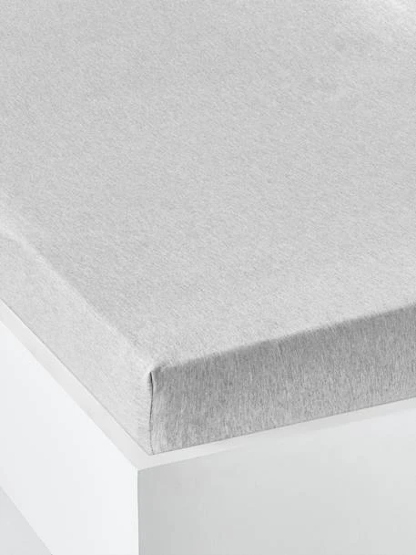Drap-housse Bébé PETIT MOUTON Gris Chiné - Vertbaudet 1 Drap-housse Bébé PETIT MOUTON Gris Chiné - Vertbaudet