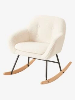 Fauteuil à Bascule Enfant écru - Vertbaudet -Bébé Confort Promos Boutique fauteuil a bascule enfant 2