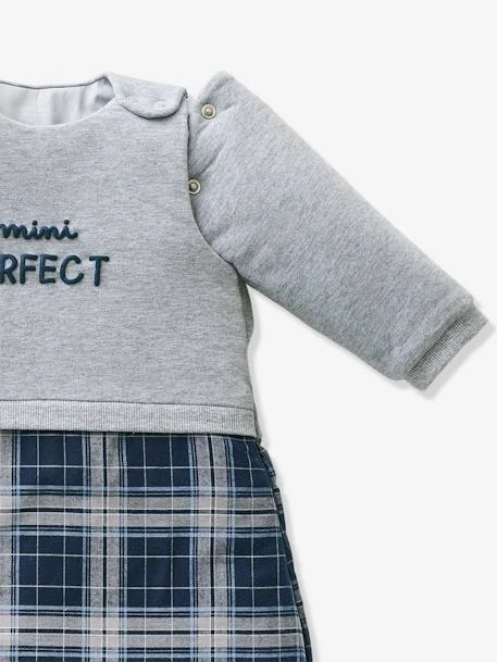 Gigoteuse Manches Amovibles MINI PERFECT Gris Chiné / Bleu - Vertbaudet 3 Gigoteuse Manches Amovibles MINI PERFECT Gris Chiné / Bleu - Vertbaudet – Image 3