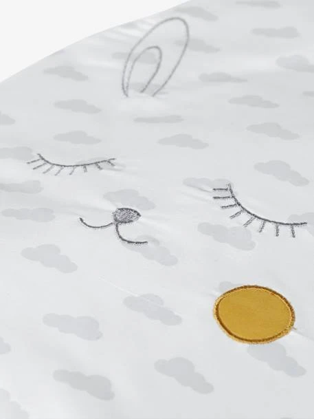 Gigoteuse Sans Manches LAPIN Blanc Motifs Gris - Vertbaudet 2 Gigoteuse Sans Manches LAPIN Blanc Motifs Gris - Vertbaudet – Image 2