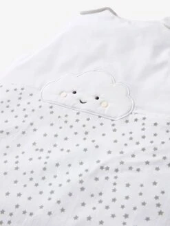 Gigoteuse Sans Manches NUAGE BLANC Blanc / Gris - Vertbaudet -Bébé Confort Promos Boutique gigoteuse sans manches nuage blanc 2