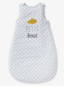 Gigoteuse Sans Manches PETIT BOUT Blanc Imprimé - Vertbaudet