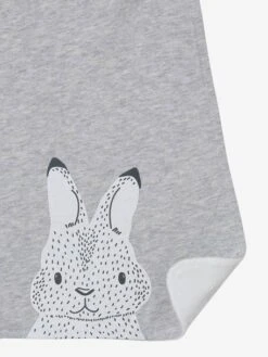 Grand Bavoir Enfant Gris Chiné - Vertbaudet -Bébé Confort Promos Boutique grand bavoir enfant 3