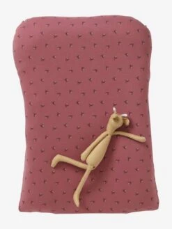 Housse De Matelas à Langer En Jersey Bois De Rose Imprimé - Vertbaudet