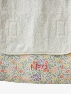 Housse De Matelas à Langer Personnalisable CHAMPÊTRE Blanc Imprimé - Vertbaudet -Bébé Confort Promos Boutique housse de matelas a langer personnalisable champetre 3