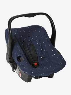 Housse élastiquée Pour Siège Coque 0+ Marine Imprimé étoiles - Vertbaudet -Bébé Confort Promos Boutique housse elastiquee pour siege coque 0 2
