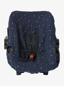 Housse élastiquée Pour Siège Coque 0+ Marine Imprimé étoiles - Vertbaudet -Bébé Confort Promos Boutique housse elastiquee pour siege coque 0 3