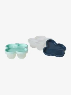 Les 2 Pots De Conservation En Silicone Vert/bleu - Vertbaudet -Bébé Confort Promos Boutique les 2 pots de conservation en silicone 3