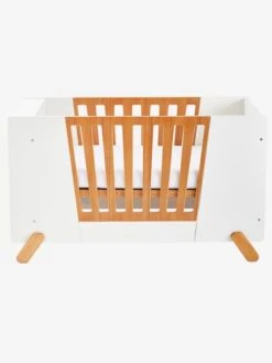 Lit Bébé Avec Barrière Amovible + Rangement Bibliothèque LIGNE PIROUETTE Blanc - Vertbaudet -Bébé Confort Promos Boutique lit bebe avec barriere amovible rangement bibliotheque ligne pirouette 5
