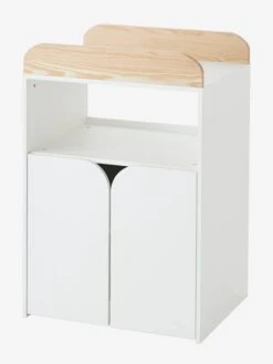 Lit Combiné évolutif Avec Rangements Et Table à Langer LIGNE ECLIPSE Blanc / Bois - Vertbaudet -Bébé Confort Promos Boutique lit combine evolutif avec rangements et table a langer ligne eclipse 4