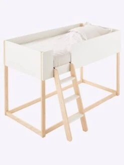 Lit Enfant Mi-hauteur Réversible ZIG-ZAG Blanc - Vertbaudet 9 Lit Enfant Mi-hauteur Réversible ZIG-ZAG Blanc - Vertbaudet -Bébé Confort Promos Boutique lit enfant mi hauteur reversible zig zag 3