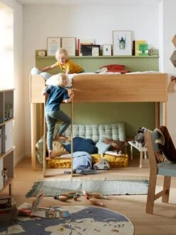 Lit Mi-hauteur LIGNE CONFETTI NATURE Marron - Vertbaudet 9 Lit Mi-hauteur LIGNE CONFETTI NATURE Marron - Vertbaudet -Bébé Confort Promos Boutique lit mi hauteur ligne confetti nature 3