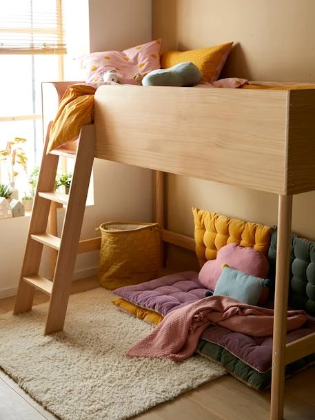 Lit Mi-hauteur LIGNE CONFETTI NATURE Marron - Vertbaudet 5 Lit Mi-hauteur LIGNE CONFETTI NATURE Marron - Vertbaudet – Image 5