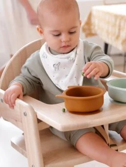 Lot De 2 Bavoirs Bandanas Petit Nomade Lot Caramel Ivoire Imprimé - Vertbaudet -Bébé Confort Promos Boutique lot de 2 bavoirs bandanas petit nomade 4