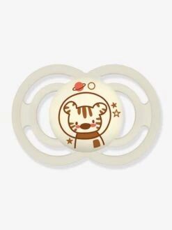 Lot De 2 Sucettes En Silicone MAM Perfect Nuit 18+ Gris + Beige - Mam -Bébé Confort Promos Boutique lot de 2 sucettes en silicone mam perfect nuit 18 2