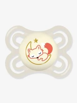 Lot De 2 Sucettes En Silicone MAM Perfect Nuit 2 à 6 Mois Vert + Beige - Mam -Bébé Confort Promos Boutique lot de 2 sucettes en silicone mam perfect nuit 2 a 6 mois 2