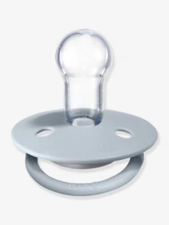 Lot De 2 Sucettes-tétines BIBS De Lux En Silicone Gris Fer + Bleu Layette - Bibs -Bébé Confort Promos Boutique lot de 2 sucettes tetines bibs de lux en silicone 3