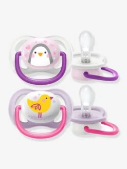 Lot De 2 Sucettes Ultra Air Animals 1er âge Philips AVENT Oiseau + Pingouin - Philips Avent 10 Lot De 2 Sucettes Ultra Air Animals 1er âge Philips AVENT Oiseau + Pingouin - Philips Avent -Bébé Confort Promos Boutique lot de 2 sucettes ultra air animals 1er age philips avent 4