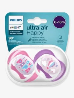 Lot De 2 Sucettes Ultra Air Animals 2e âge Philips AVENT Pingouin + éléphant - Philips Avent -Bébé Confort Promos Boutique lot de 2 sucettes ultra air animals 2e age philips avent 2
