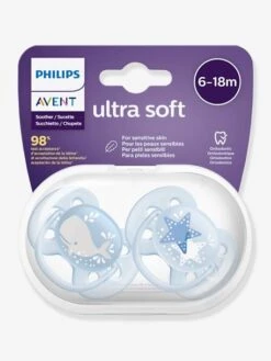 Lot De 2 Sucettes Ultra Douces 2e âge Philips AVENT Ecureuil/fleurs - Philips Avent 8 Lot De 2 Sucettes Ultra Douces 2e âge Philips AVENT Ecureuil/fleurs - Philips Avent -Bébé Confort Promos Boutique lot de 2 sucettes ultra douces 2e age philips avent 2