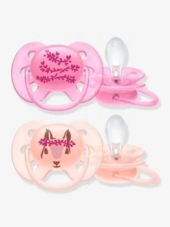 Lot De 2 Sucettes Ultra Douces 2e âge Philips AVENT Ecureuil/fleurs - Philips Avent 9 Lot De 2 Sucettes Ultra Douces 2e âge Philips AVENT Ecureuil/fleurs - Philips Avent -Bébé Confort Promos Boutique lot de 2 sucettes ultra douces 2e age philips avent 3