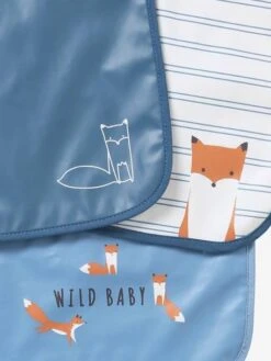 Lot De 3 Bavoirs Plastifiés Bleu - Vertbaudet 10 Lot De 3 Bavoirs Plastifiés Bleu - Vertbaudet -Bébé Confort Promos Boutique lot de 3 bavoirs plastifies 4