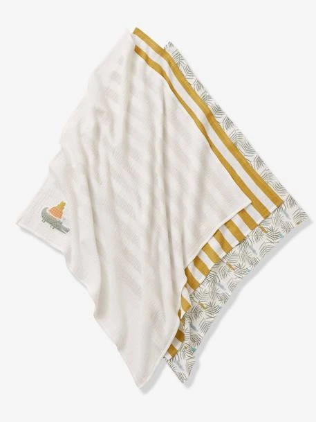 Lot De 3 Langes En Gaze De Coton TREK Oeko-Tex® Multicolore - Vertbaudet 2 Lot De 3 Langes En Gaze De Coton TREK Oeko-Tex® Multicolore - Vertbaudet – Image 2